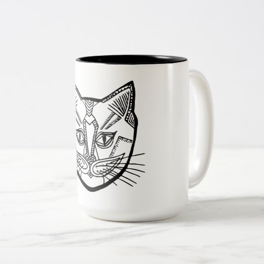Mug à deux tons, 15 oz (Devant droit)