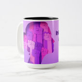 Mug à deux tons, 15 oz (Devant gauche)