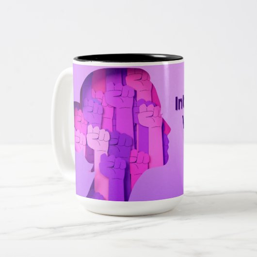 Mug à deux tons, 15 oz (Devant gauche)