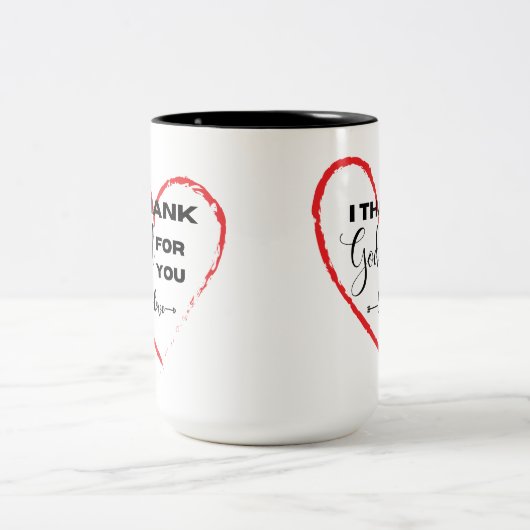 Mug à deux tons, 15 oz (Centre)