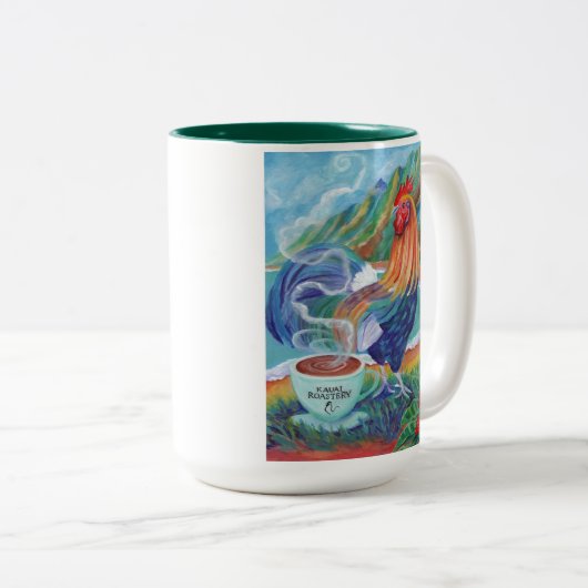 Mug à deux tons, 15 oz (Devant droit)