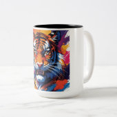 Mug à deux tons, 15 oz (Devant droit)