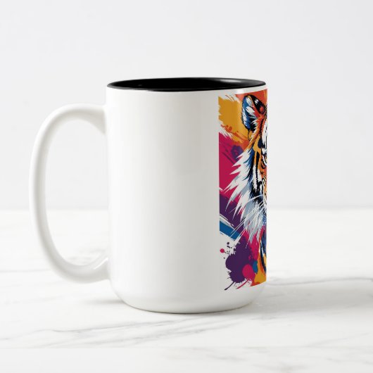 Mug à deux tons, 15 oz (Gauche)