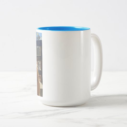 Mug à deux tons, 15 oz (Devant droit)