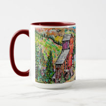 Mug à deux tons, 15 oz