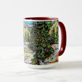 Mug à deux tons, 15 oz (Devant droit)