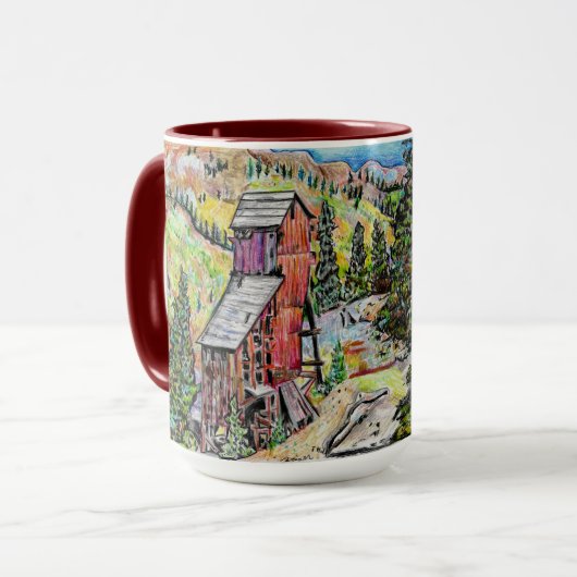 Mug à deux tons, 15 oz (Devant gauche)