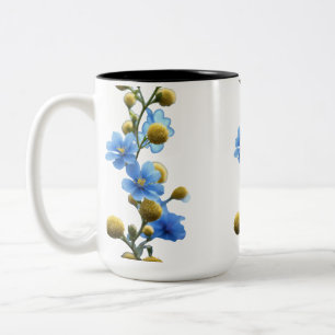 Mug à deux tons 15 oz - Branches en floraison