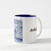 Mug à deux tons, 325 ml (Devant droit)