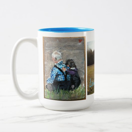 Mug à deux tons, 444 ml (Gauche)