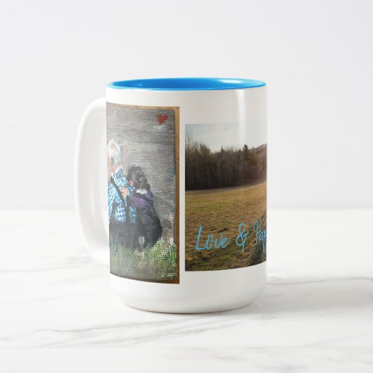 Mug à deux tons, 444 ml (Devant gauche)