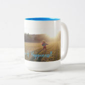 Mug à deux tons, 444 ml (Devant droit)