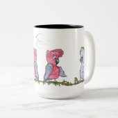 Mug à deux tons, 444 ml - Cockatoo & Galah (Devant droit)