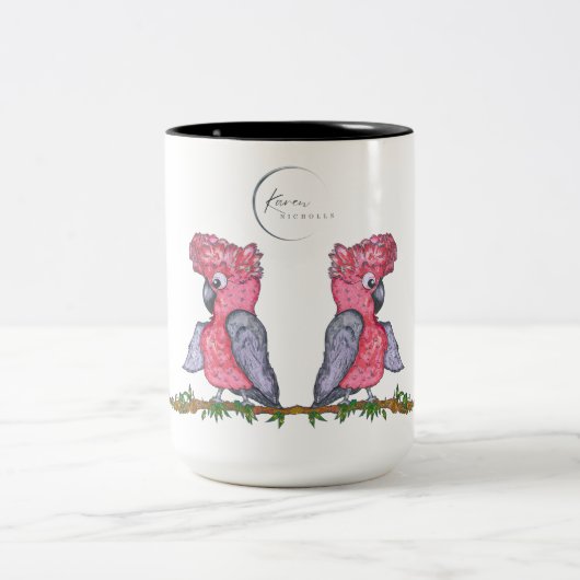 Mug à deux tons, 444 ml - Cockatoo & Galah (Centre)