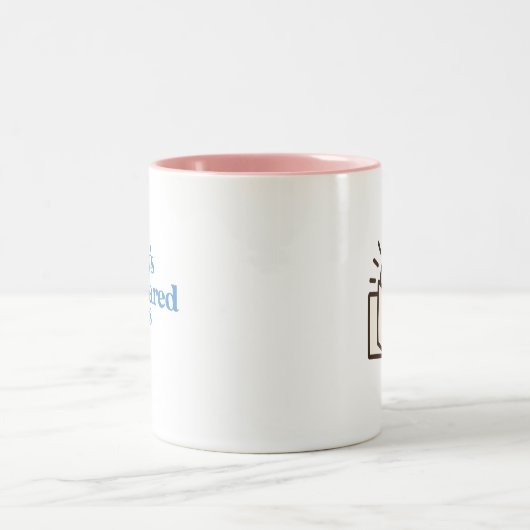 Mug à deux tons à main droite (Centre)