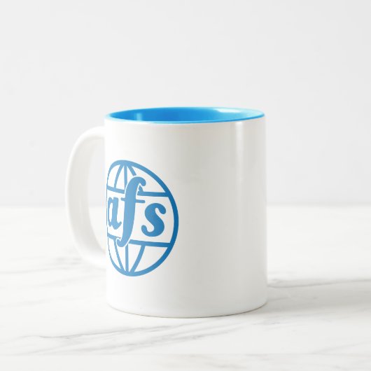 Mug à deux tons AFS (Devant gauche)