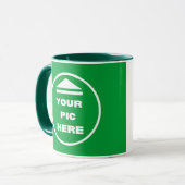 Mug à deux tons - Ajouter l'image 11 oz White Hunt (Devant gauche)