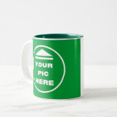 Mug à deux tons - Ajouter l'image 11 oz White Hunt (Devant gauche)