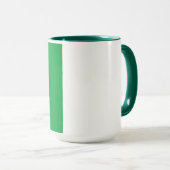 Mug à deux tons - Ajouter l'image 15 oz blanc chas (Devant droit)