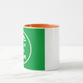 Mug à deux tons - Ajouter votre image 11 oz Blanc (Centre)