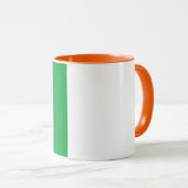 Mug à deux tons - Ajouter votre image 11 oz Blanc (Devant droit)
