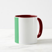 Mug à deux tons - Ajouter votre image 11 oz Maroon (Devant droit)