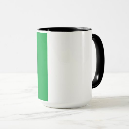 Mug à deux tons - Ajouter votre image 15 oz noir b (Devant droit)