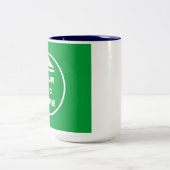 Mug à deux tons - Ajouter votre image 15 oz White  (Centre)