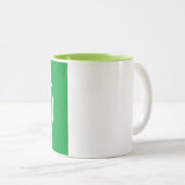 Mug à deux tons - Ajoutez votre image 11 oz de cha (Devant droit)