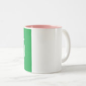Mug à deux tons - Ajoutez votre image 11 oz Rose b (Devant droit)