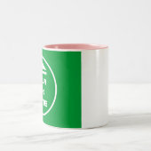 Mug à deux tons - Ajoutez votre image 11 oz Rose b (Centre)