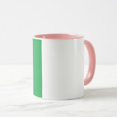 Mug à deux tons - Ajoutez votre image 11 oz Rose b (Devant droit)