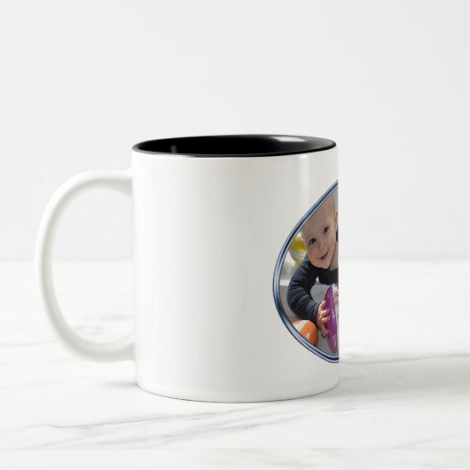 Mug à deux tons avec photo (Gauche)