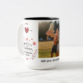 Mug à deux tons - Cadeau personnalisé de 15 oz (Devant gauche)