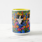 Mug À Deux Tons, Coupes Florales (Centre)