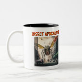 Mug à deux tons d'Apocalypse d'insectes, 11 oz (Gauche)
