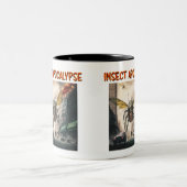 Mug à deux tons d'Apocalypse d'insectes, 11 oz (Centre)