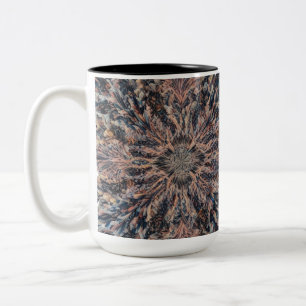 Mug à deux tons d'art moderne (15 oz)