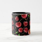Mug à deux tons de cerisier noir (Centre)