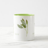 Mug à deux tons de chaux FRAIS SAGE (Centre)