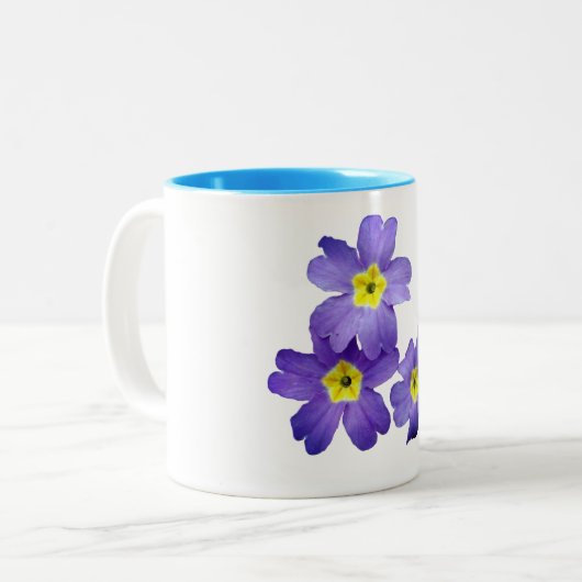 Mug à deux tons de fleurs de printemps (Devant gauche)
