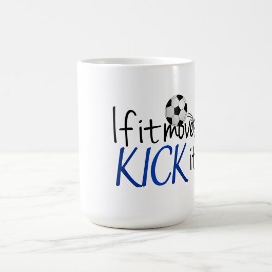 Mug à deux tons de football (Centre)
