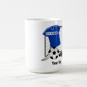 Mug à deux tons de football (Centre)