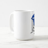 Mug à deux tons de football (Devant gauche)