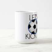 Mug à deux tons de football (Centre)