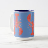 Mug à deux tons de homard du Maine, 15 oz (Devant gauche)