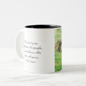 Mug à deux tons de lion (Devant gauche)