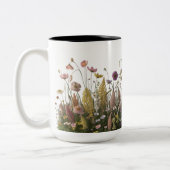 Mug à deux tons de prairie fleur sauvage 15 oz - B (Gauche)