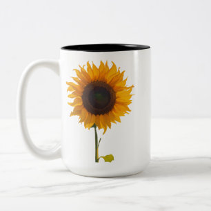 Mug à deux tons de tournesol radiant - 15 oz