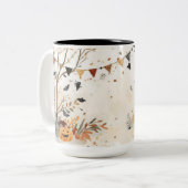 Mug à deux tons éffrayant Halloween - 15 oz automn (Devant gauche)